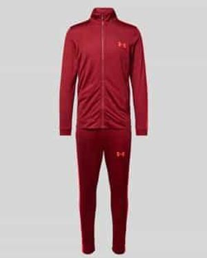 Under Armour Trainingspak Met Opstaande Kraag - Rood