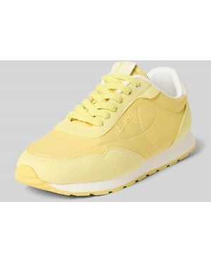 Blauer Usa Sneaker mit Logo-Detail Modell 'Swink' - Mettallic