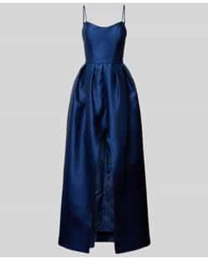 Vera Wang Avondjurk Met Spaghettibandjes - Blauw