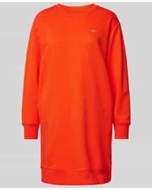 GANT Sweatjurk Met Labelstitching - Rood