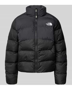 The North Face Steppjacke mit Reißverschlusstaschen Modell 'SAIKURU' - Schwarz