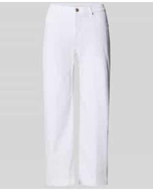 M·a·c Regular Fit Jeansculotte - Wit