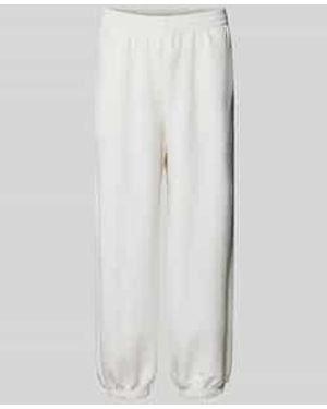adidas Regular Fit Sweatpants Met Katoen En Modal - Wit