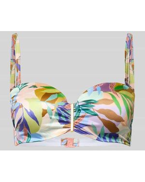 DORINA Bikini-Oberteil mit abnehmbaren Trägern Modell 'BAHIA' - Mettallic