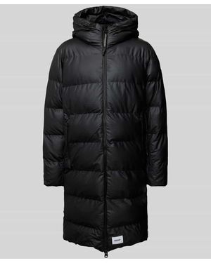 Khujo Steppjacke mit Label-Patch Modell 'EARL' - Schwarz