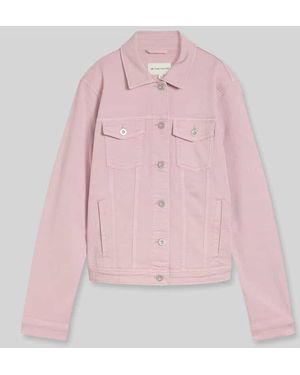 Tom Tailor Regular Fit Jeansjacke aus Baumwoll-Mix - Pink