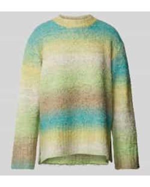 Moves Gebreide Pullover Met Ronde Hals - Groen