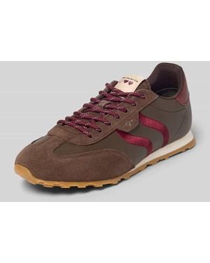 Tamaris Sneaker aus echtem Leder - Braun