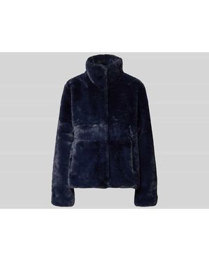 Juvia Jacke Mit Stehkragen - Blau