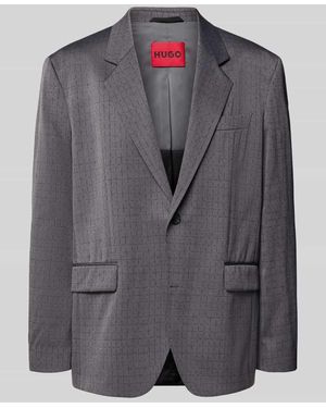 HUGO Relaxed Fit Sakko aus Schurwoll-Mix Modell 'KARLO243X' - Grau