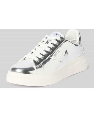 Guess Sneaker mit Label-Details Modell 'ELBINA' - Weiß