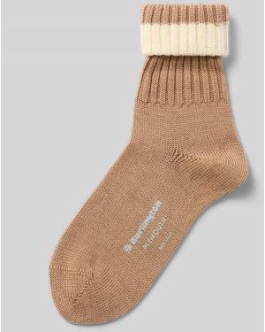 Burlington Wollsocken aus Schurwoll-Mix Modell 'PLYMOUTH' - Weiß