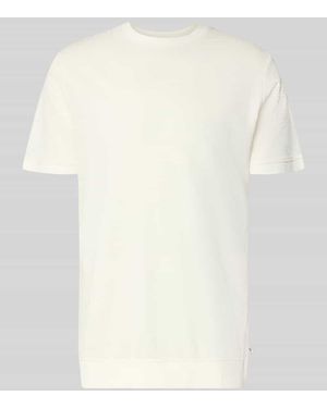 S.oliver Regular Fit T-Shirt aus Baumwoll-Mix - Natur
