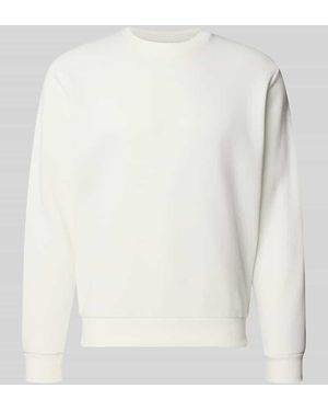 Jack & Jones Sweatshirt mit Rundhalsausschnitt Modell 'BRADLEY' - Weiß