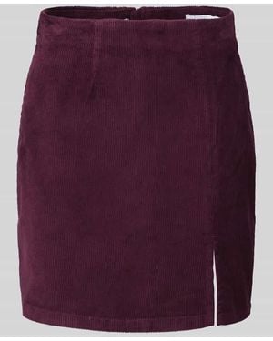 Vero Moda Körpernaher Mini-Rock aus Baumwoll-Mix Modell 'LULA' - Lila
