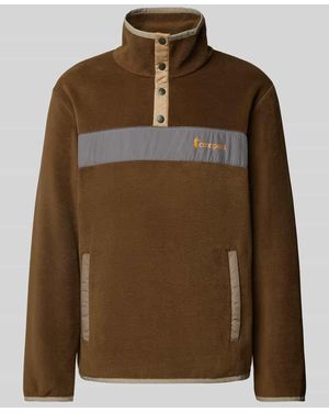 COTOPAXI Fleecepullover Mit Stehkragen Modell 'Teca' - Braun