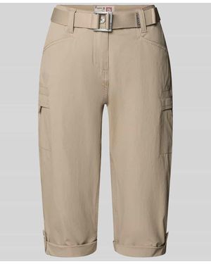 G.i.g.a. Dx Bermudas mit Pattentaschen und Saum mit fixiertem Aufschlag - Natur