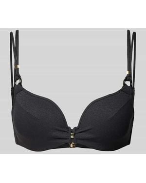 Marie Jo Bikini-Oberteil mit doppelten Spaghettiträgern Modell 'DAHU' - Schwarz