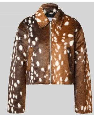 Noisy May Jacke mit Eingrifftaschen Modell 'COLE' - Braun