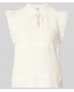Mbym Regular Fit Bluse aus Viskose-Mix Modell 'Viroeressa' - Natur