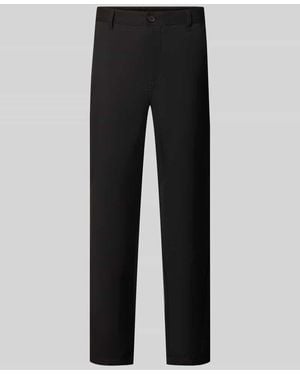 ARMANI EXCHANGE Straight Fit Hose mit Viskose-Anteil - Schwarz