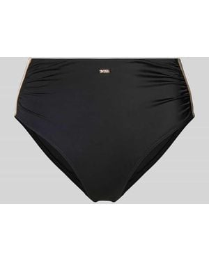 BOSS Bikini Slip mit Label-Applikation Modell 'HW BRIEF_ CODES' - Schwarz