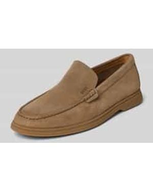 BOSS Loafers Van Suède - Bruin
