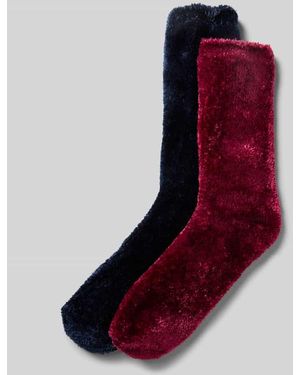 Camano Socken im 2er-Pack Modell 'WOMEN SUSTAINABLE COSY' - Rot