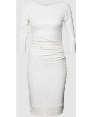Paradi Cocktailkleid mit Paillettenbesatz - Weiß