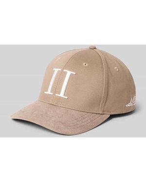 Les Deux Basecap mit Stitching - Natur