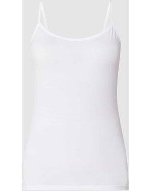 Hanro Top Mit Stretch-Anteil Modell 'Cotton Sensation' - Weiß