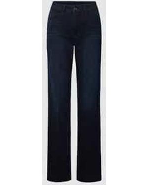 M·a·c Flared Cut Jeans Met Steekzakken - Blauw