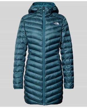 The North Face Steppmantel mit Logo-Stitching Modell 'Huila' - Blau