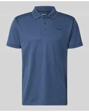 Icepeak Regular Fit Poloshirt Met Logoprint Model 'Bellmont' - Blauw