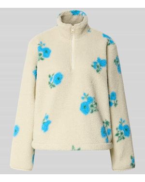 JJXX Regular Fit Pullover mi Stehkragen Modell 'Vera' - Blau