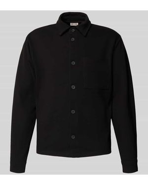 Only & Sons Relaxed Fit Freizeithemd mit Viskose-Anteil Modell 'NEW KODYL' - Schwarz