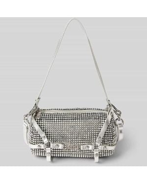 Juicy Couture Handtasche Mit Ziersteinbesatz Modell 'Melanie' - Weiß