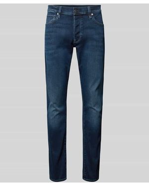G-Star Slim Fit Jeans im 5-Pocket-Design - Blau