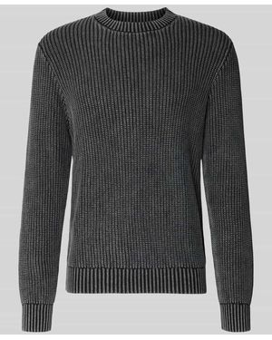 Antony Morato Strickpullover mit gerippten Abschlüssen - Schwarz