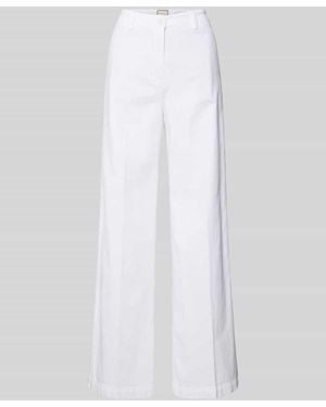 Seductive Hose mit Bügelfalten und Eingrifftaschen - Weiß