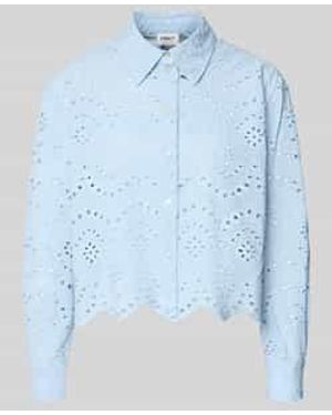 ONLY Blouses Lange Mouw - Blauw
