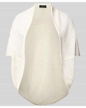 S.oliver Relaxed Fit Cardigan aus Viskose-Mix mit Baumwoll-Anteil - Natur