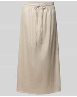 someday. Midirok Van Linnenmix Met Elastische Band, Model 'Oflow' - Naturel