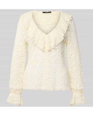 Zero Blusenshirt mit V-Ausschnitt - Natur