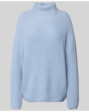 Smith & Soul Turtleneck-Pullover mit Woll-Anteil - Blau