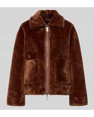 Marella Teddy- & Faux Fur Jassen - Bruin