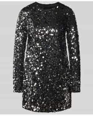 ONLY Soepele Avondjurk Met Pailletten, Model 'Anika Catina' - Zwart