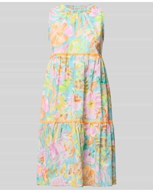 Emily Van Den Bergh Minikleid mit rückseitigem Schlüsselloch-Ausschnitt - Weiß