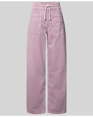 Ba&sh Jeans mit elastischem Bund Modell 'FIMA' - Lila