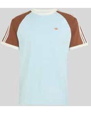adidas Originals Loose Fit T-Shirt Van Puur Katoen - Blauw